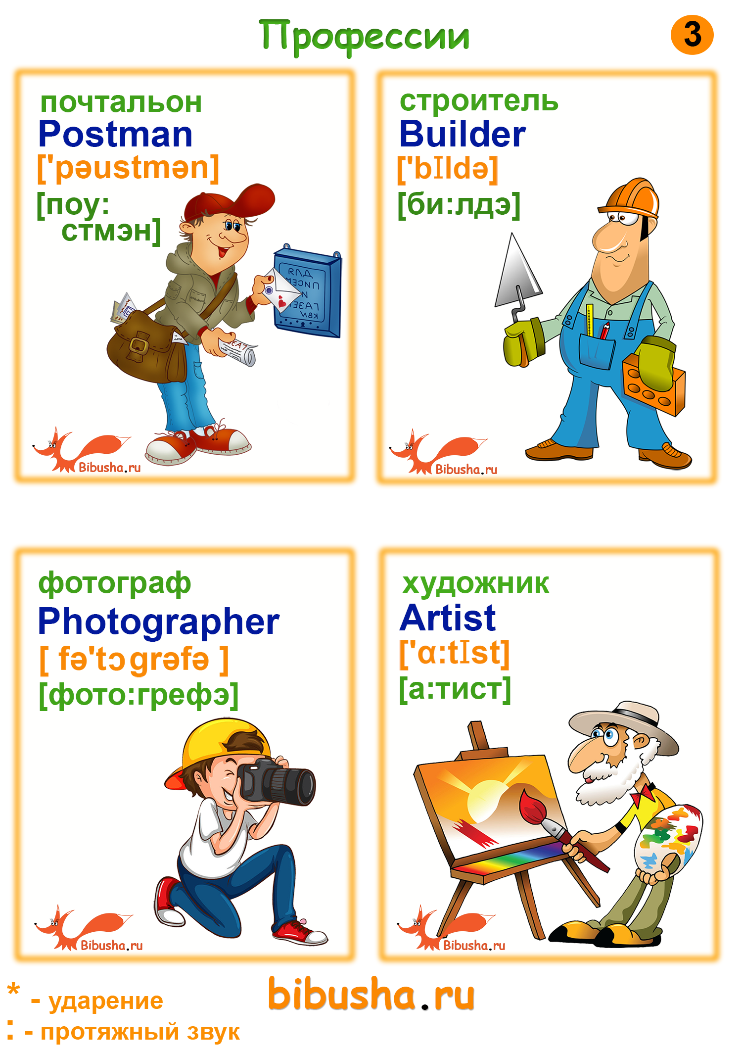 Профессии картинки для детей (карточки, занятия, наглядный материал)