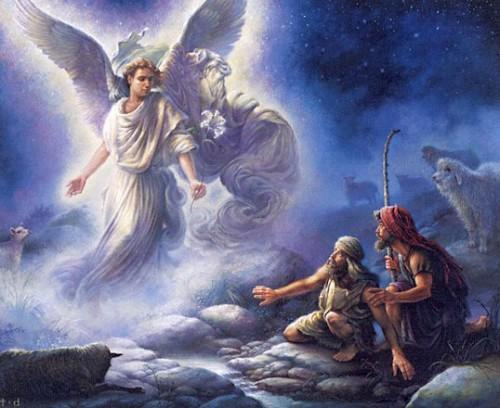 Явление ангела пастухам после рождества Иисуса Христа