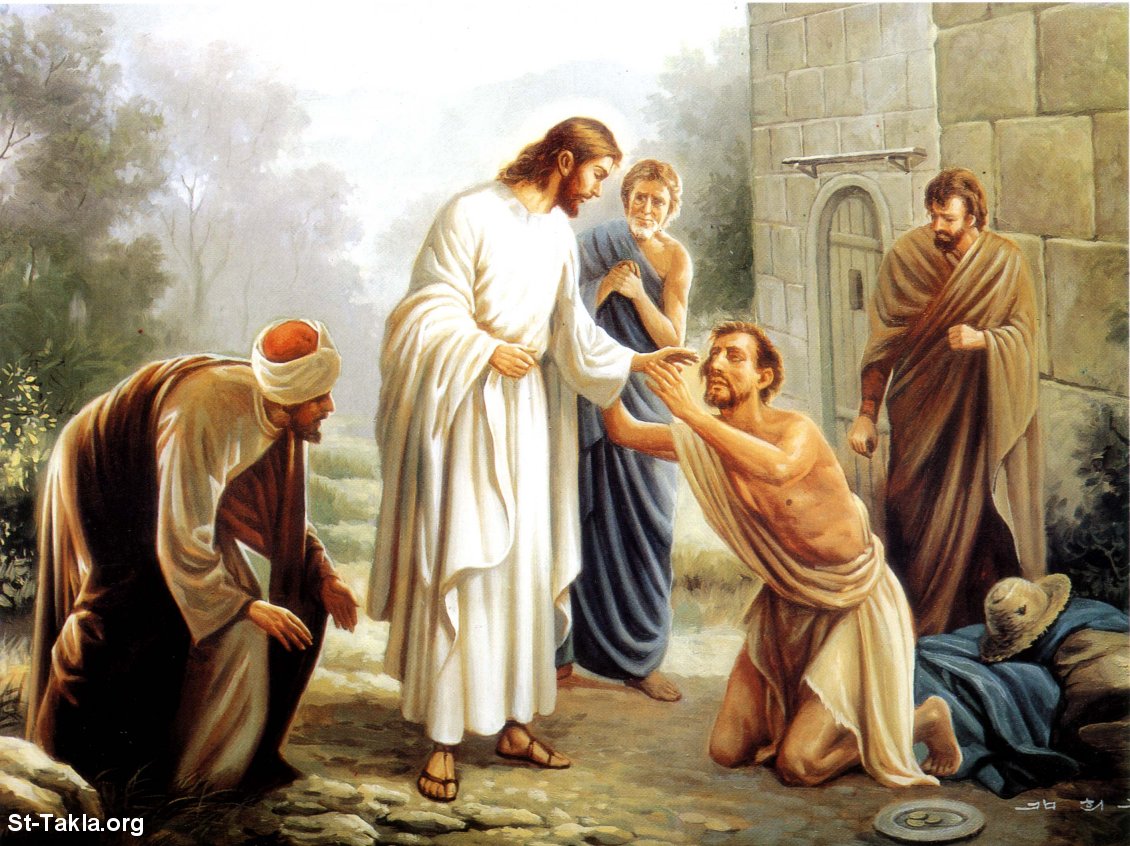 Иисус Христос исцеляет больных
