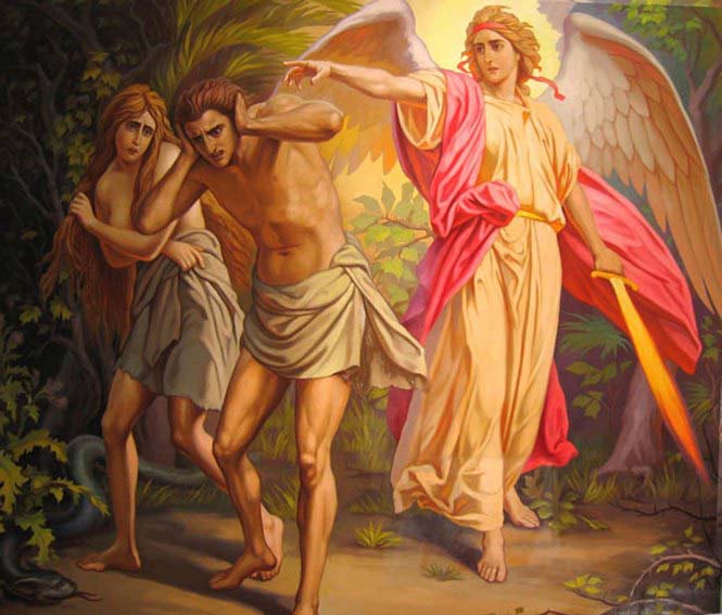 Изгнание первых людей, Адама и Евы, из Рая