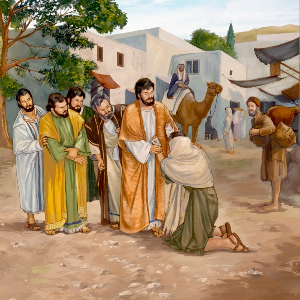 Иисус Христос исцеляет 10 прокаженных