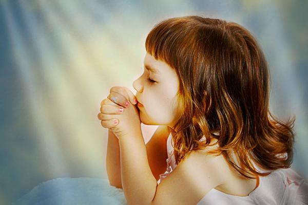 Частная молитва. Ребенок молится