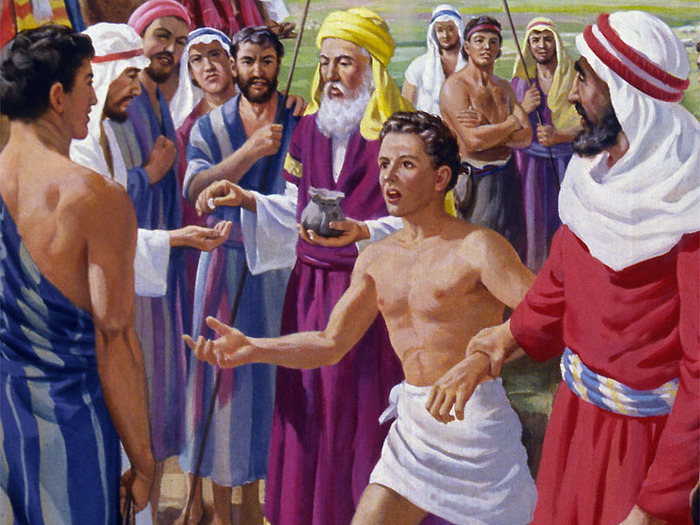 Братья продают Иосифа в рабство