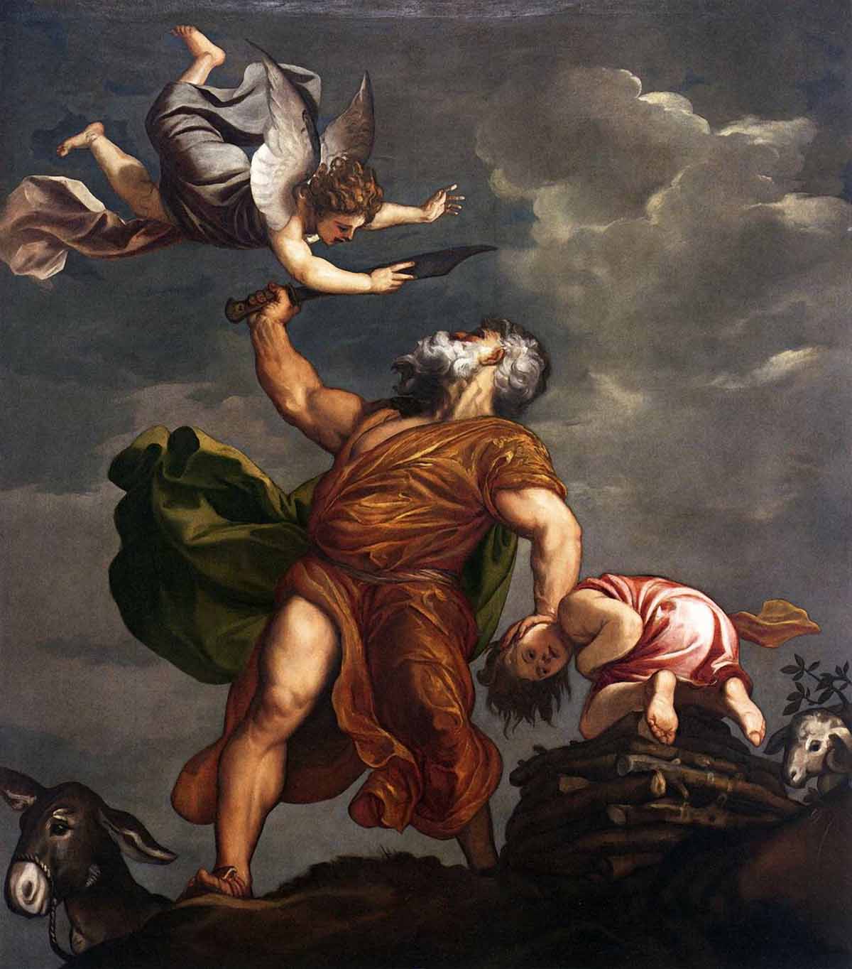 Авраам приносит в жертву своего сына, Исаака